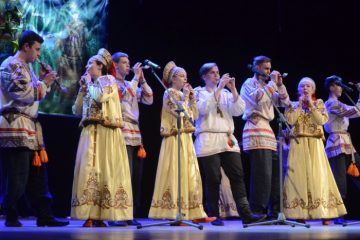 Jauniešu folkloras ansambļa “‘Kladec'” (Maskava, Krievija) galā koncerts ‘”Krievijas folkloras krāsas” 2019.g. 25.maijā 18