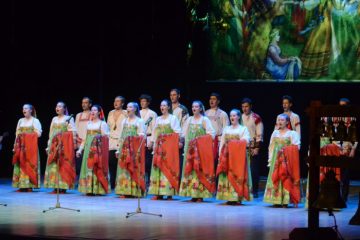 Jauniešu folkloras ansambļa “‘Kladec'” (Maskava, Krievija) galā koncerts ‘”Krievijas folkloras krāsas” 2019.g. 25.maijā 43
