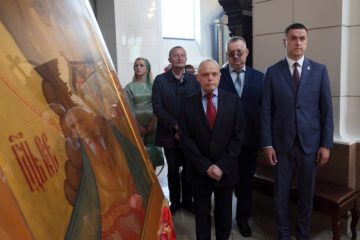 Svinīgs aizlūgums, kas tika veltīts Slāvu kultūras dienu atklāšanai un Krievu kultūras centra 25. gadadienai – 2019 14